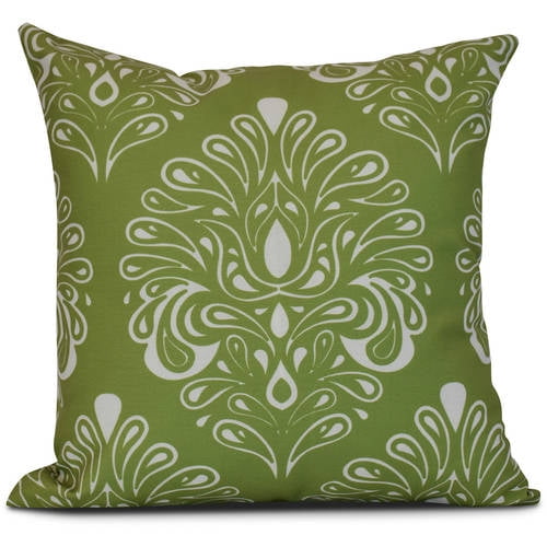 E by design Woven Tiki Geometric Print Pillow 16 x 16 Green E by design Woven Tiki Geometric Print Pillow 16 x 16 Green